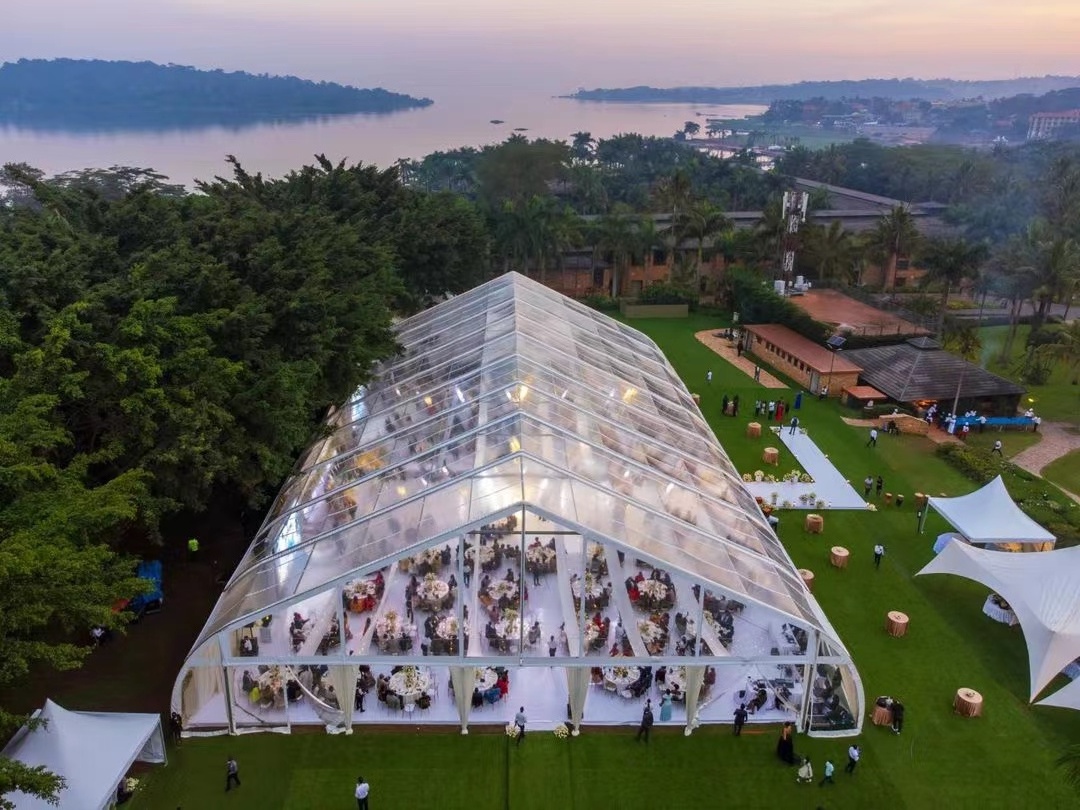 clear top tent wedding party tents for party 40x20m for 500 people aluminum frame  china marquee tent