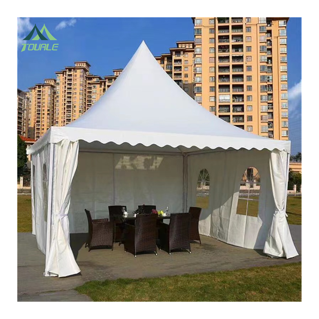 gazebo 10x10  pagoda tent  wedding party tent exhibition  aluminum awning portable tent glass wall