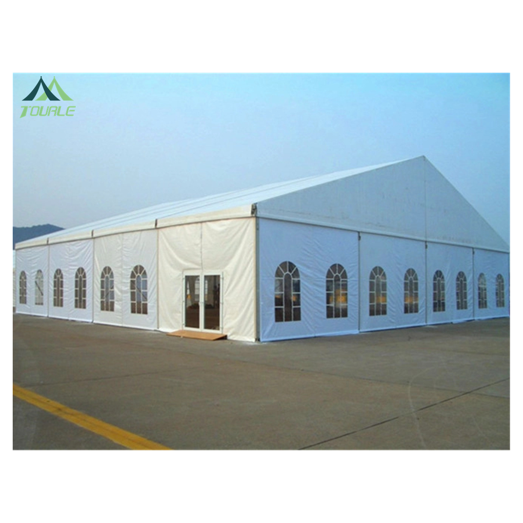 Trade Show Tent Large luxury pvc White commercial warehousetents Wedding Party Outdoor Marquee event Church tent