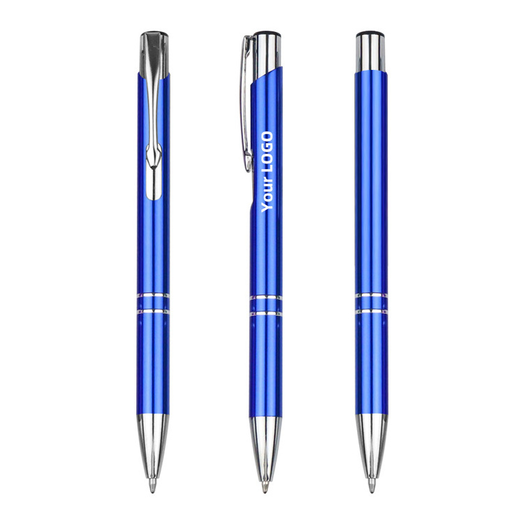 promotional Logo  laser carving Personalized Advertising Customised Ball Point Metal luxury Pen with custom logo