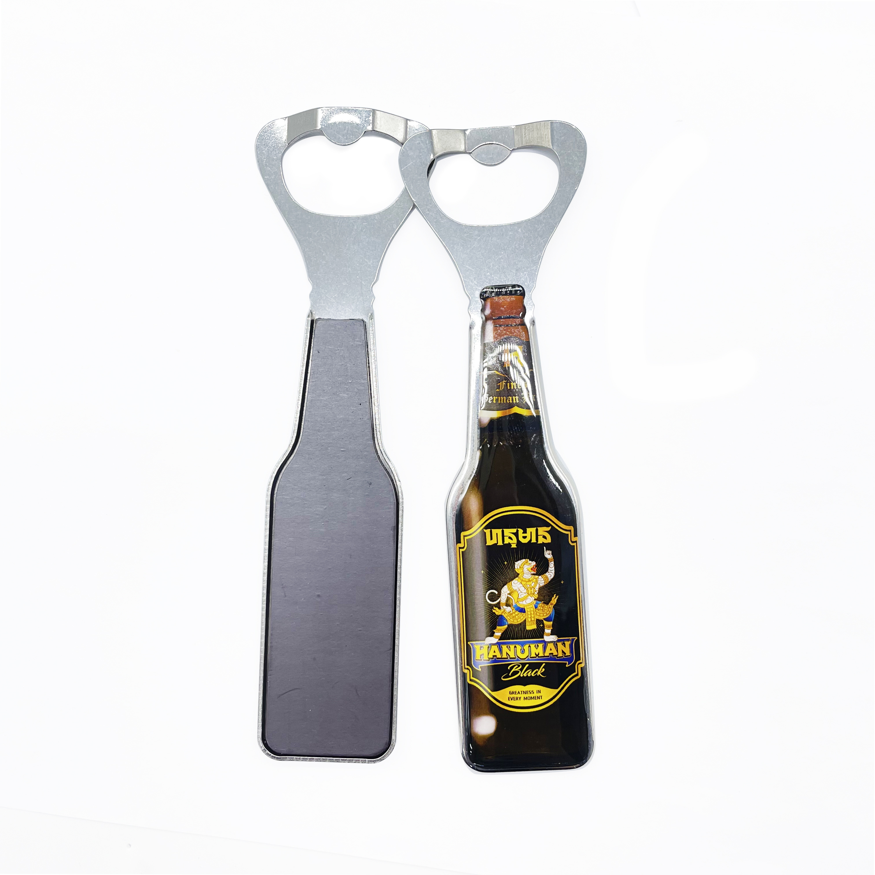 New Product Ideas Custom Stainless Steel Beer 3D Aluminum Magnet Custom Beer Opener