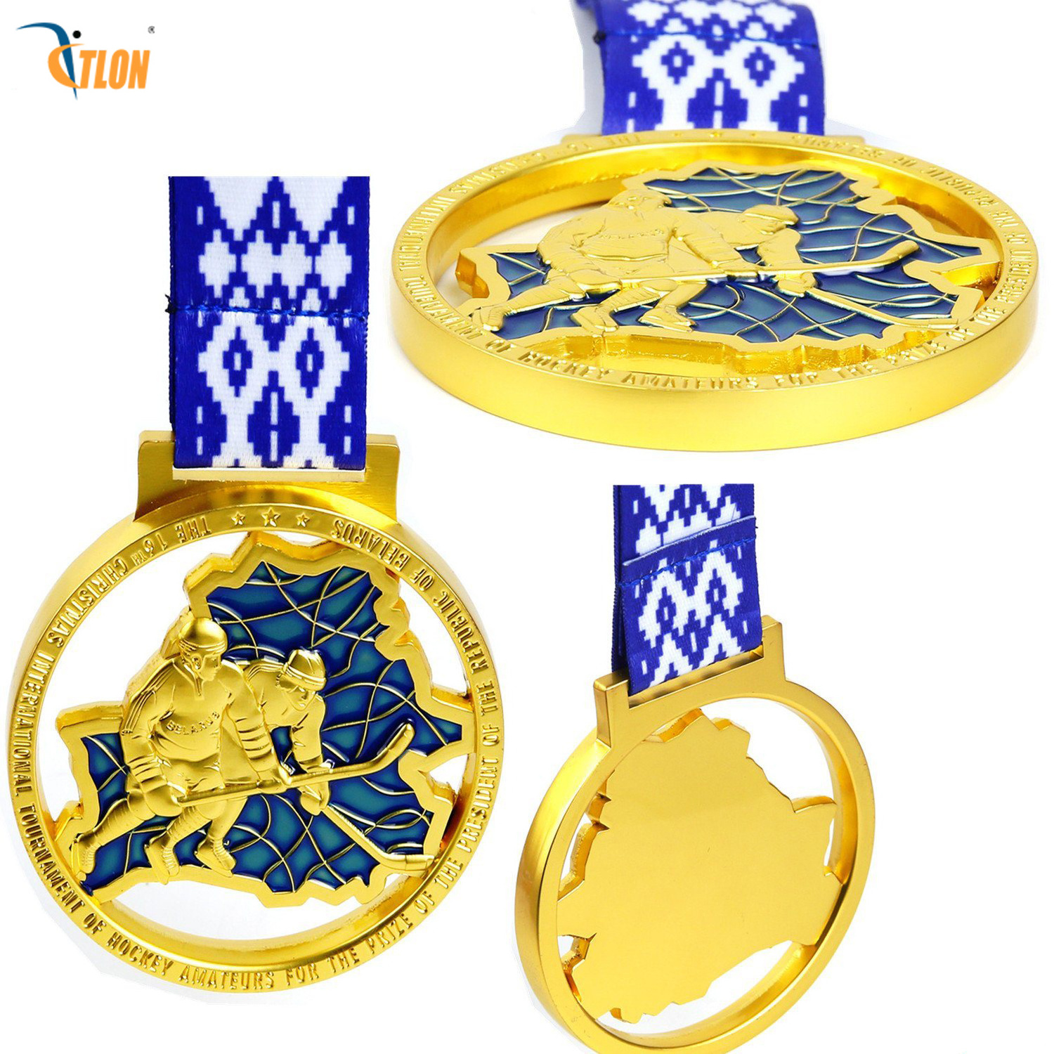 Wholesale Customized 3D Metal Zinc Alloy Cheap Bespoke Cycling Dance Running Taekwondo Boxing Marathon Sports Medals With Ribbon