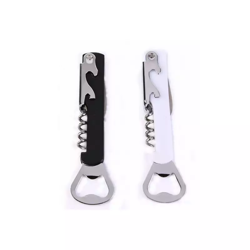 Multifunctional Kitchen Tool Corkscrew Handle Wine Opener Stainless Steel Handle Opener