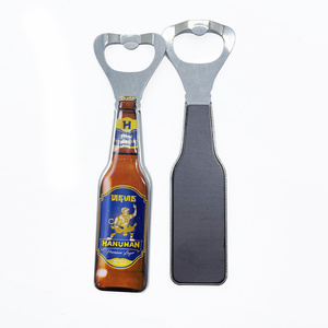 New Product Ideas Custom Stainless Steel Beer 3D Aluminum Magnet Custom Beer Opener