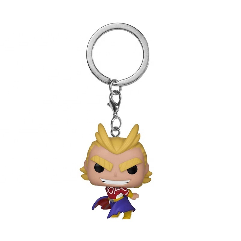 POP My Hero  Academia All Might DEKU  Bakugo Action Figure Toys pocket Keychain Vinyl Doll Collection Model Gift wholesale