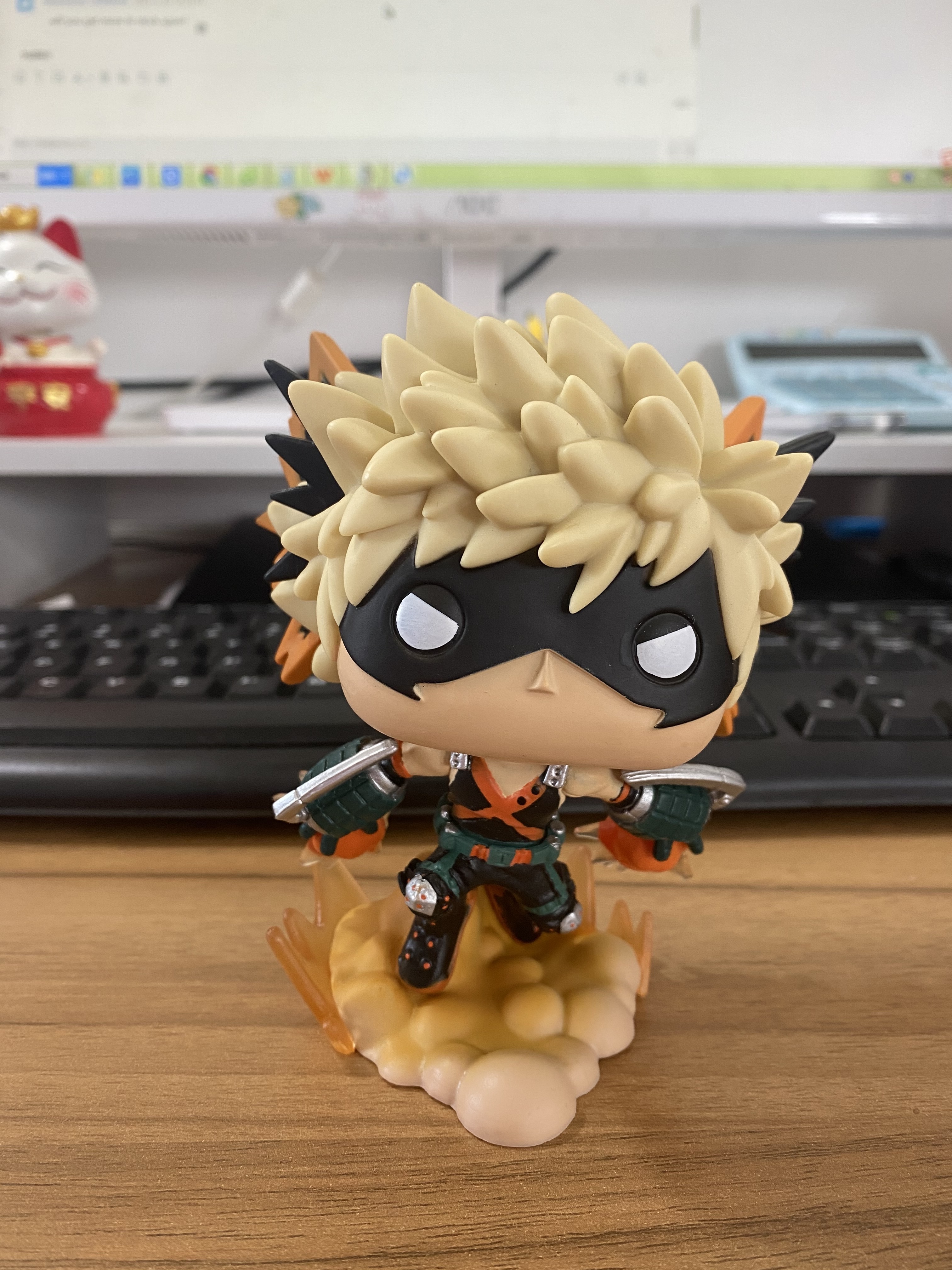 POP My Hero Academia Bakugou Katsuki 803# Vinyl Dolls Action Figure Collection Model Toys kid chidren