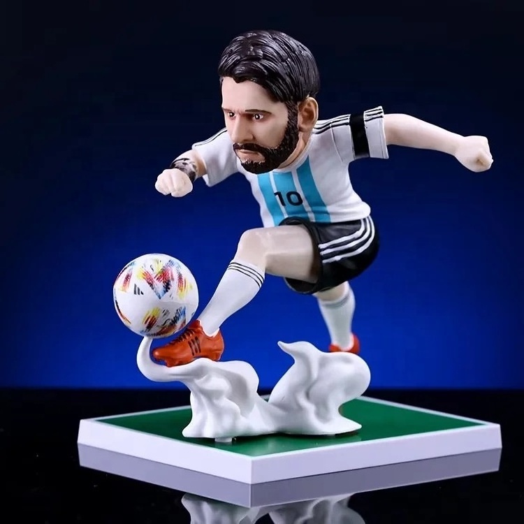 Messi and Cristiano Ronaldo 2022 qatar Sports stars  Football Brasil Messi Action Figure Collectible Model Toy  wholesale