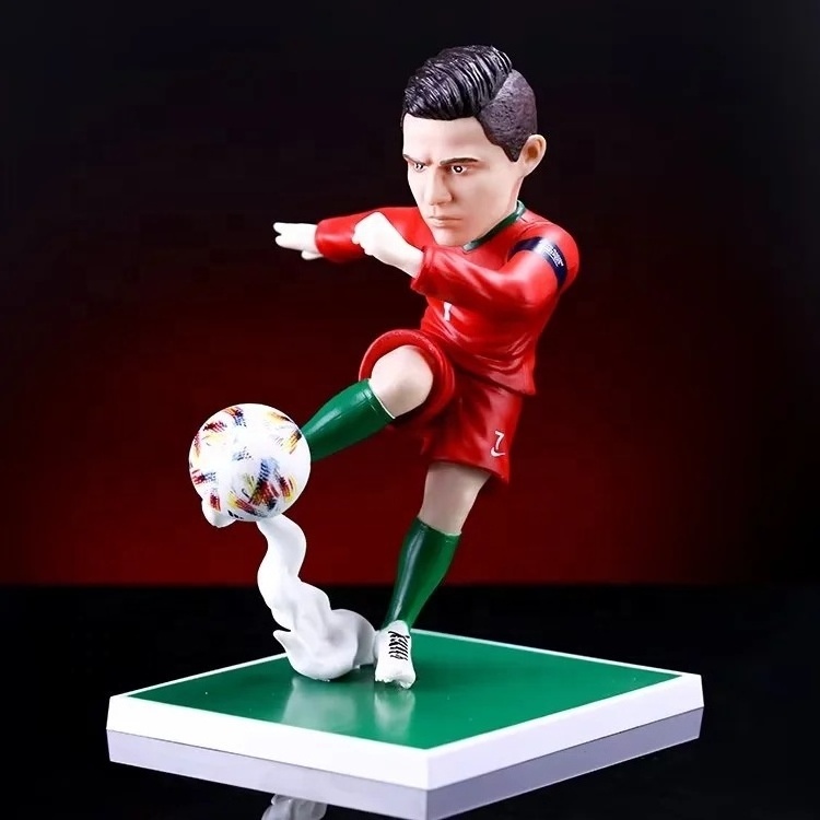 Messi and Cristiano Ronaldo 2022 qatar Sports stars  Football Brasil Messi Action Figure Collectible Model Toy  wholesale