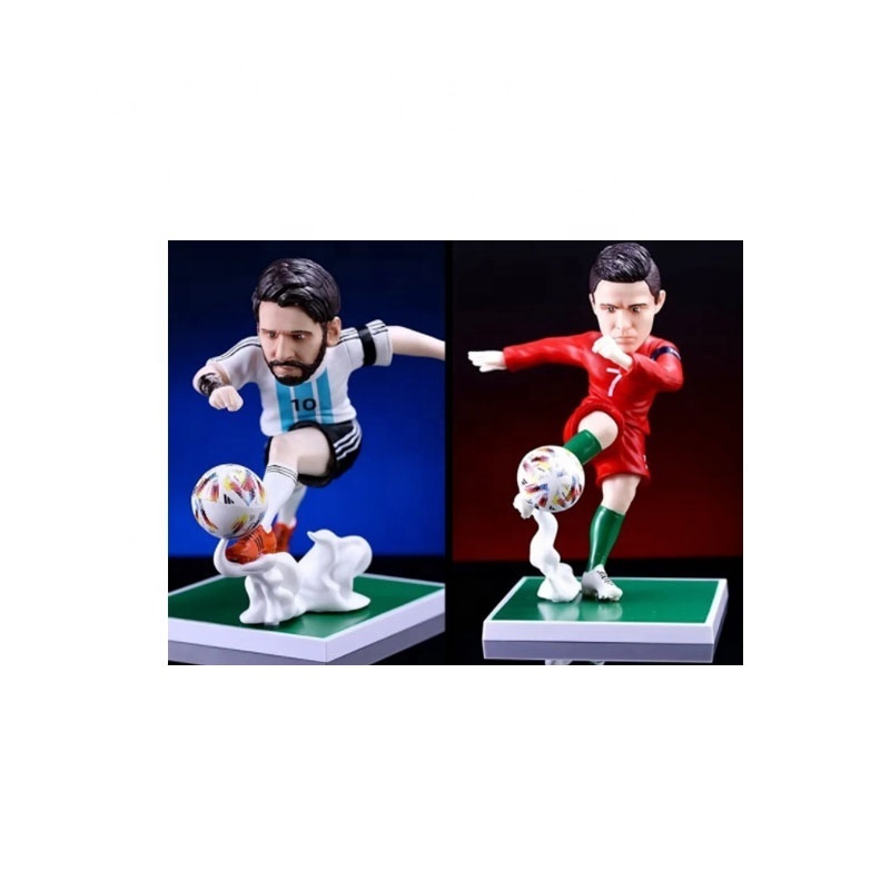 Messi and Cristiano Ronaldo 2022 qatar Sports stars  Football Brasil Messi Action Figure Collectible Model Toy  wholesale