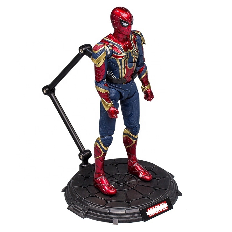 1/9 Scale Iron Spider Action Figure Toys Spider-man Articulated joints moveable figure Doll Multiple replaceable parts Model