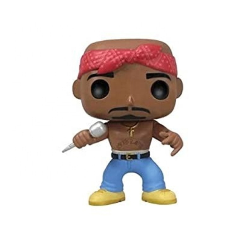 Rapper Singer TUPAC 19# Cute Action Vinyl Figure Collection Model  Doll Toys wholesale Action Figure With Box