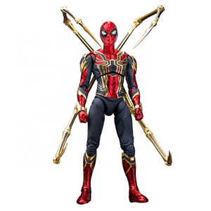 1/9 Scale Iron Spider Action Figure Toys Spider-man Articulated joints moveable figure Doll Multiple replaceable parts Model