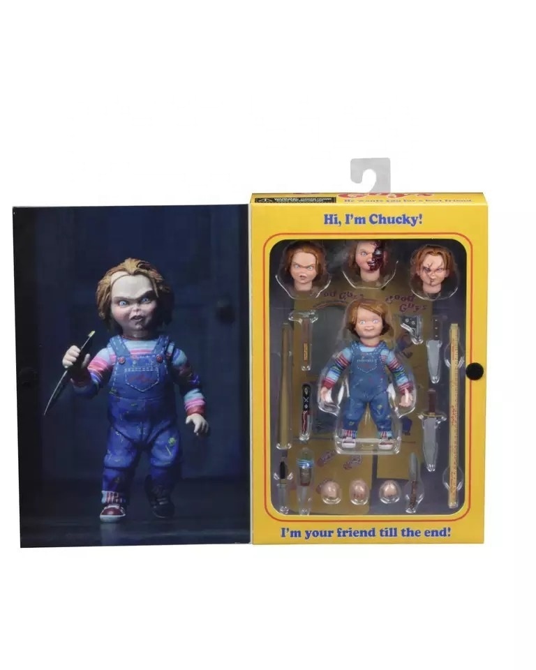 NECA GOOG GUYS CHUCKY Ultimate Action Figure Articulated Joints Moveable Vinyl Figurine Doll Collection Model