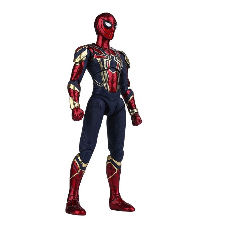 1/9 Scale Iron Spider Action Figure Toys Spider-man Articulated joints moveable figure Doll Multiple replaceable parts Model