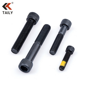 black oxide hex socket cup head screw allen bolt Scm435 hexagonal socket head cap screw 12.9