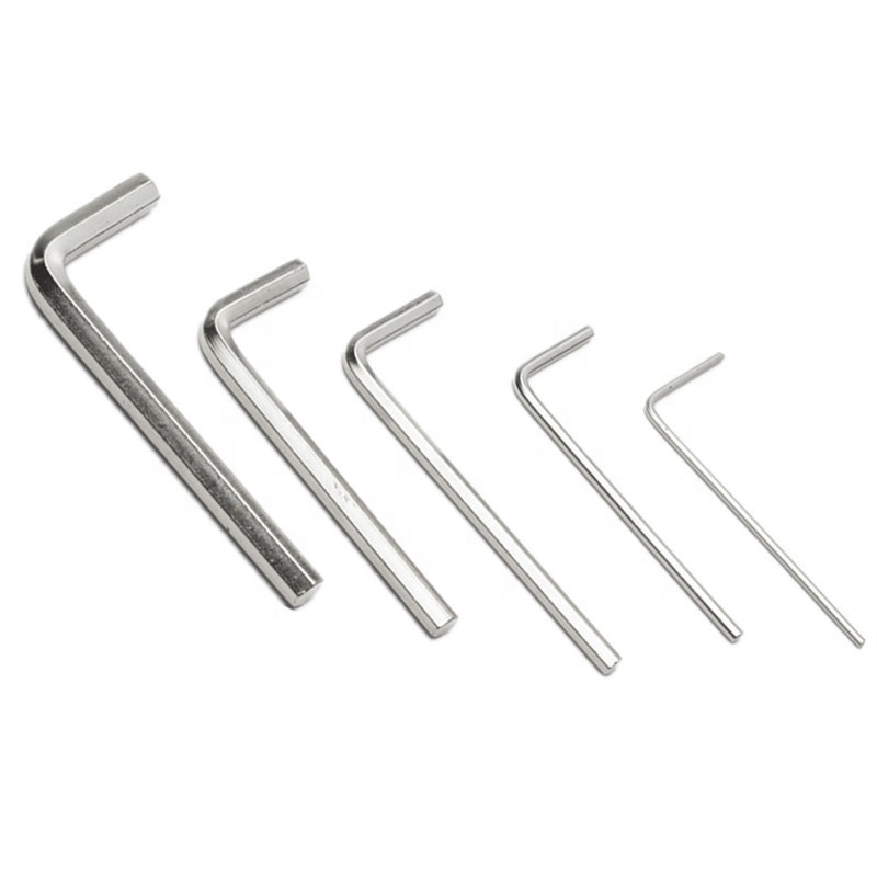 M1.5 M2 M2.5 M3 M4 M5 M6 wrench tool galvanized L type screwdriver two-way hex l key wrench