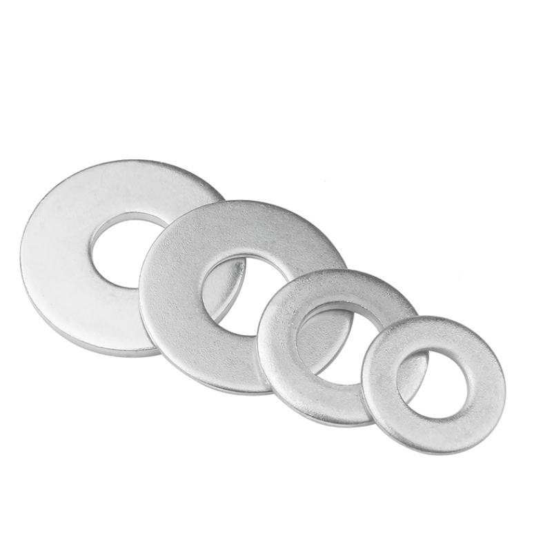 Factory Wholesale Price Galvanized Steel Stainless Steel 304/316 DIN125 Flat Washer