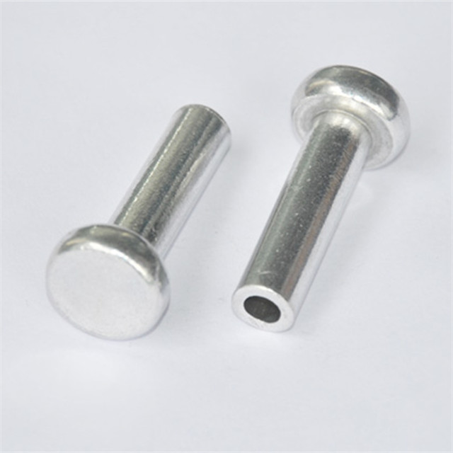 Custom Flat Head Tubular Semi Hollow Rivets Furniture nuts Stainless Steel Rivet Nut