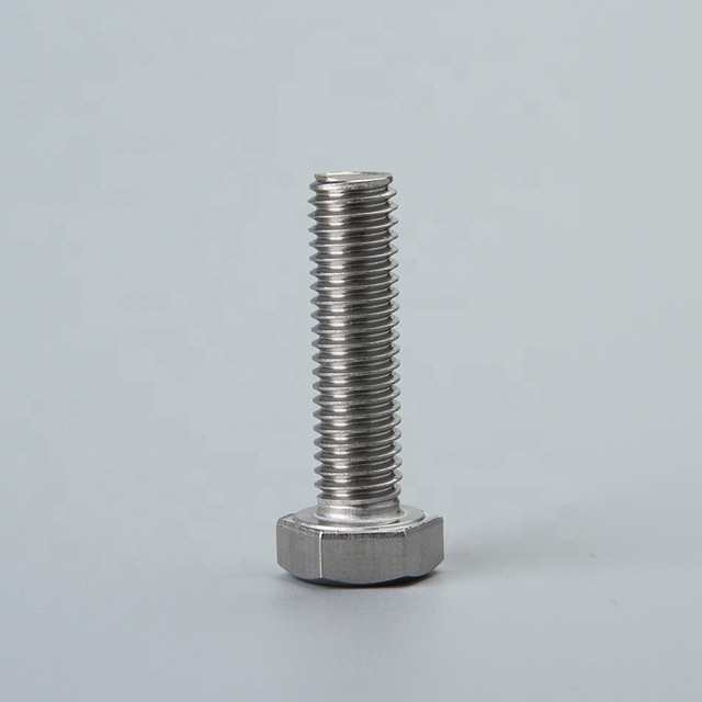 jis standard hexagon bolt nut SS 304 Stainless Steel Galvanized Steel DIN931 DIN933 Half Thread Hex Head Bolts and Nuts