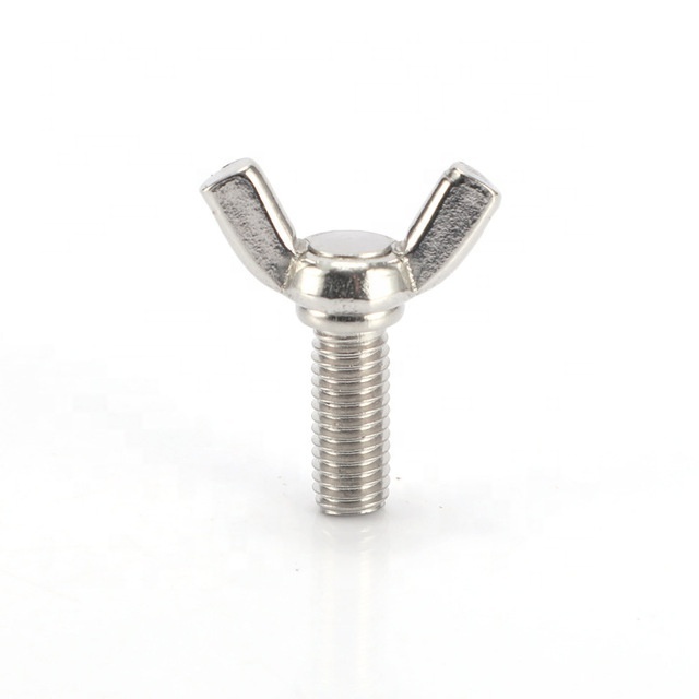 China Wholesale metric thread galvanized Steel Butterfly Bolt with wing nut