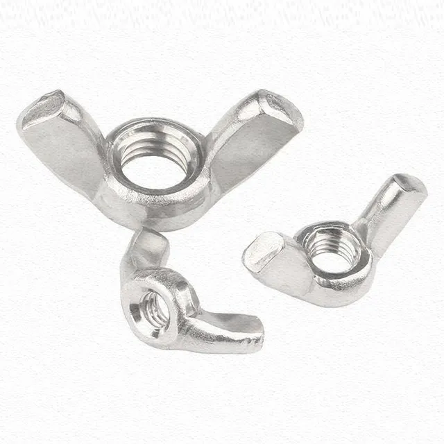 Factory Wholesale steel zinc plated butterfly wing nut Anchor Nut for Tie Rod