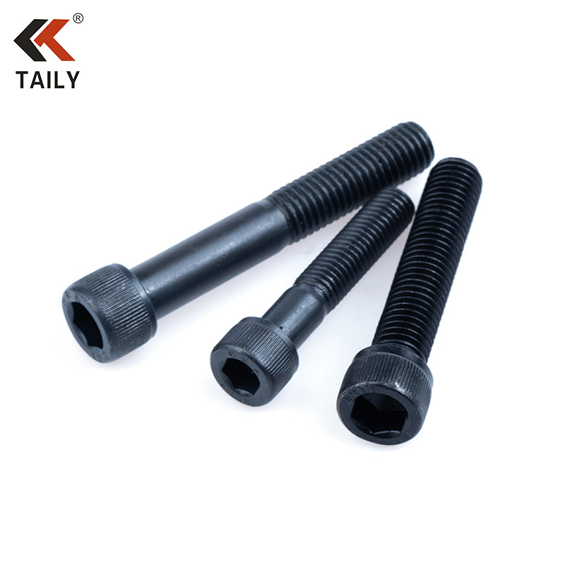 black oxide hex socket cup head screw allen bolt Scm435 hexagonal socket head cap screw 12.9