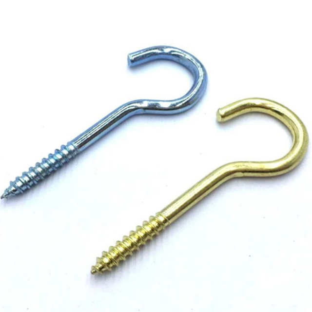 stainless steel Eye Bolt Self-tapping Hanging Open Eye Hook eye C-type screw bolt hook