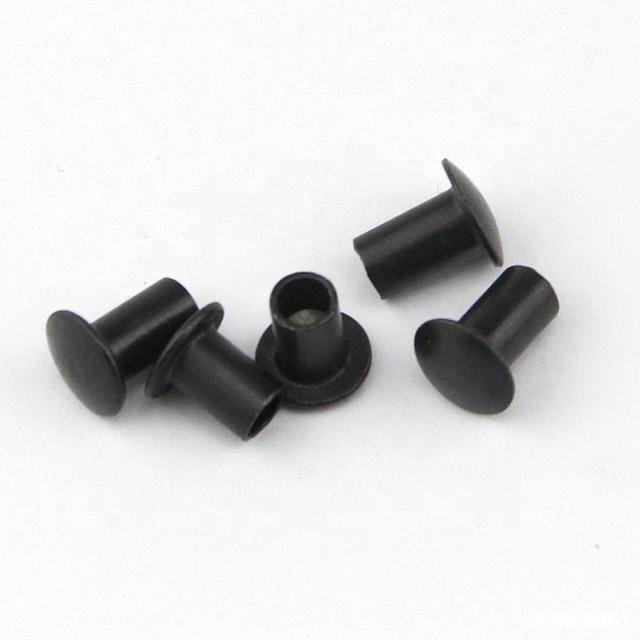 Rivets manufacturer Custom Made Black Rivet for Furniture Iron Steel Round Head Semi Tubular Rivet