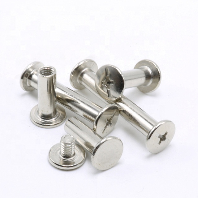 countersunk head sex bolt binding post rivet stainless steel male and female screw chicago screws for leather