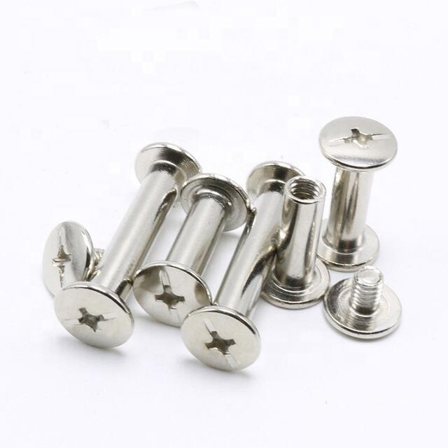 countersunk head sex bolt binding post rivet stainless steel male and female screw chicago screws for leather