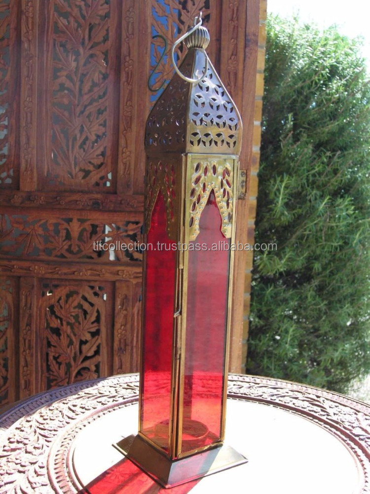 Decorative Metal Camping Candle Holder Moroccan Lantern wholesale