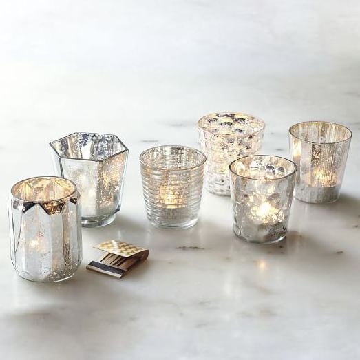 Mercury glass votives wholesale high quality glass candle holder