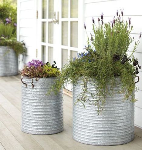 Hand Crafted Metal Brass Planter With Black Stand