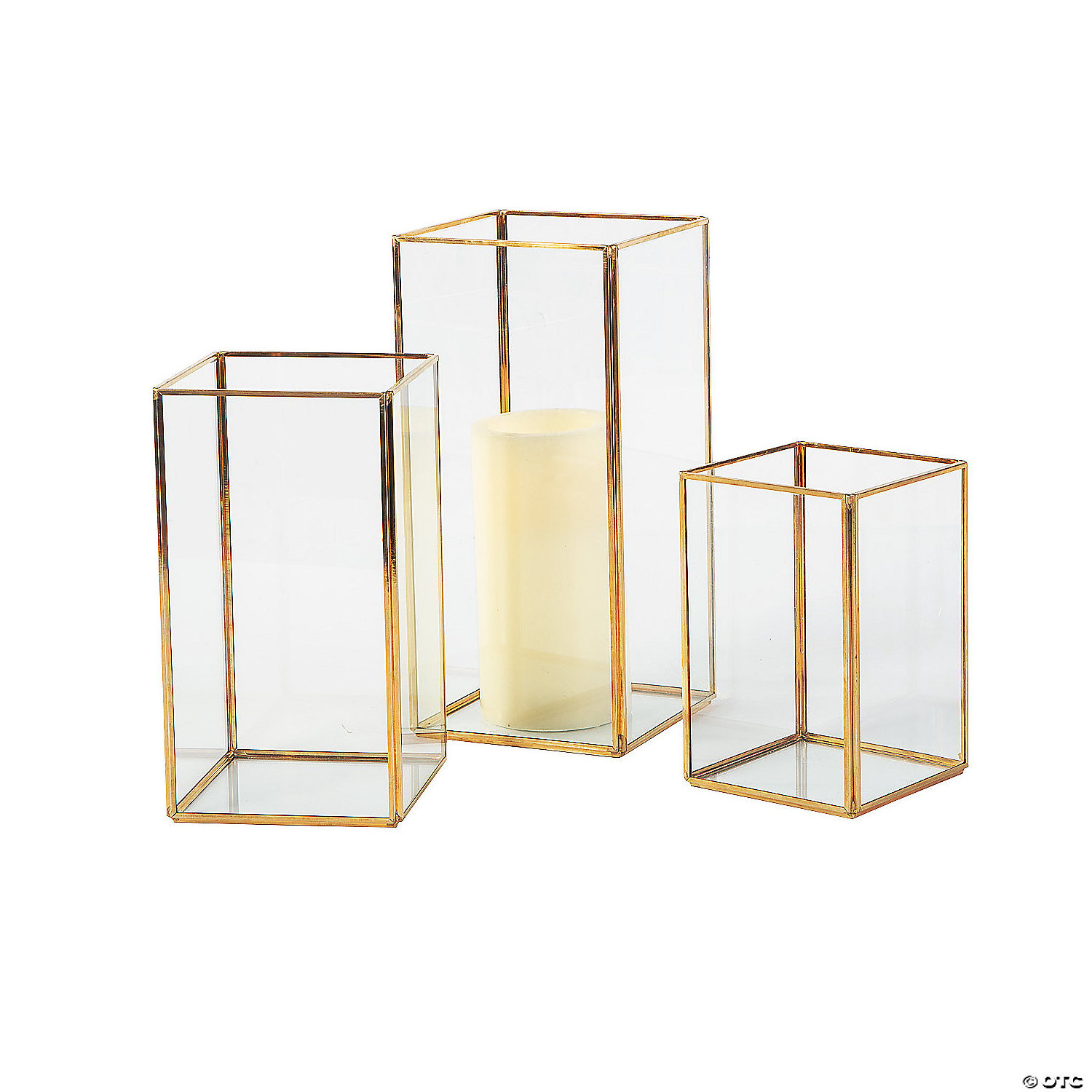 Lanterns Candle, Decorative Small Outdoor Metal Candle Lanterns Lantern with Glass Candle Holder