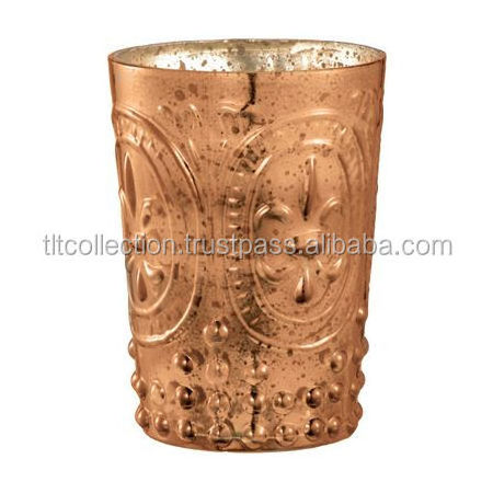 Mercury glass votives wholesale high quality glass candle holder