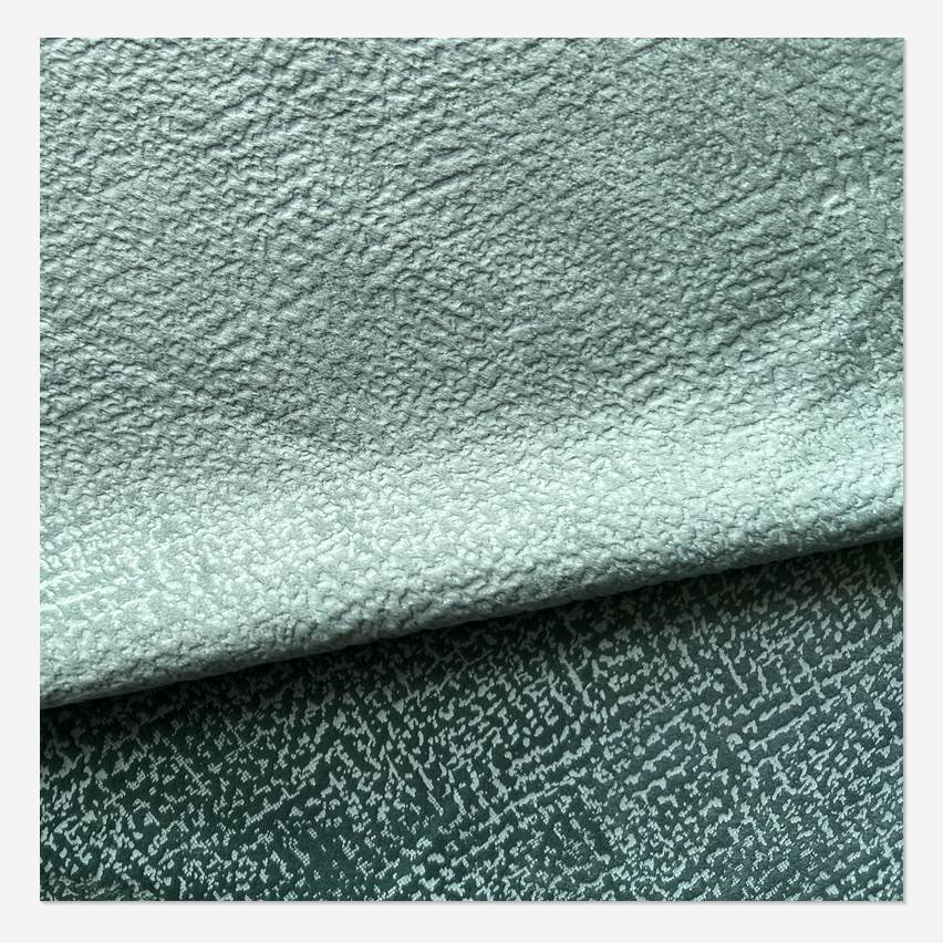 Chinese supplier solid color print glue embossed blackout velvet fabric for curtain&upholstery