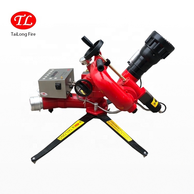 TL Factory Sales Movable High Flow Long Range Remote Control Fire Fighting Water Monitor/Water Cannon