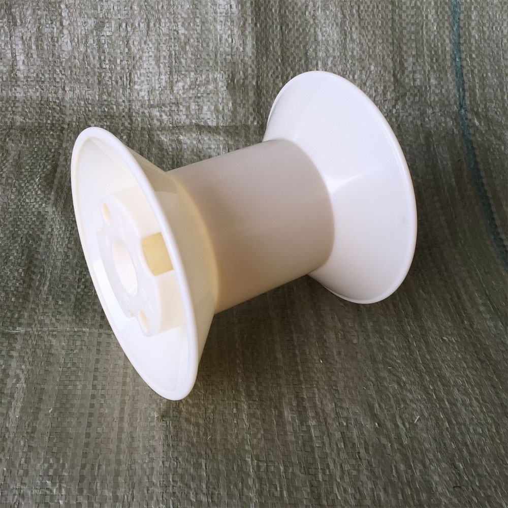 HK160  plastic empty spool/bobbin with double conical flanges for fine copper  wire/cable