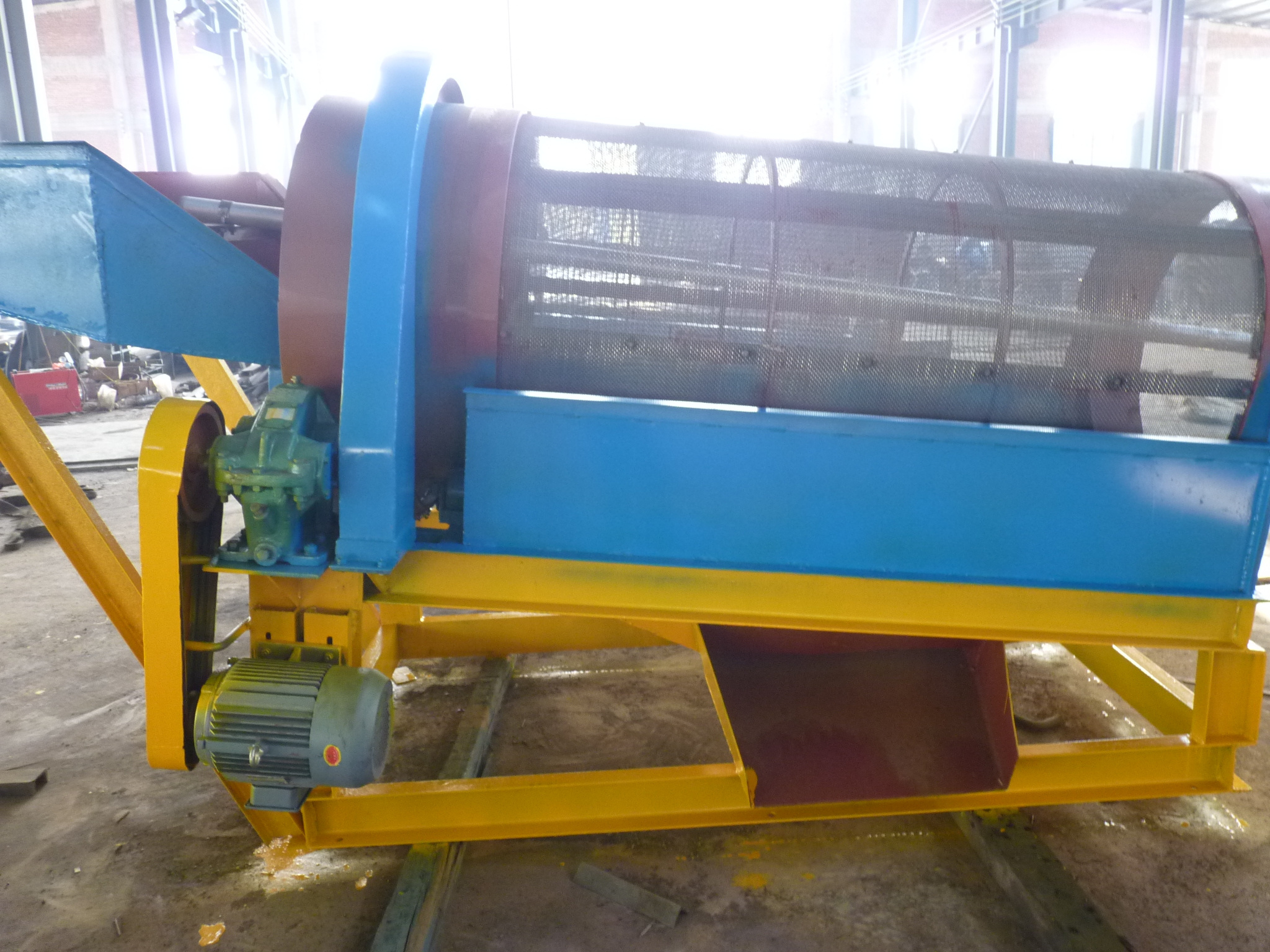 Factory price Rotary Drum Sieve Sand and Stone Separator Small Trommel Screen rotary drum compost screen