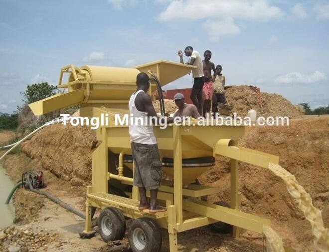 Gold Mining Equipment Gold Trommel Washing Plant Gold Diamond Separating Machine For Sale