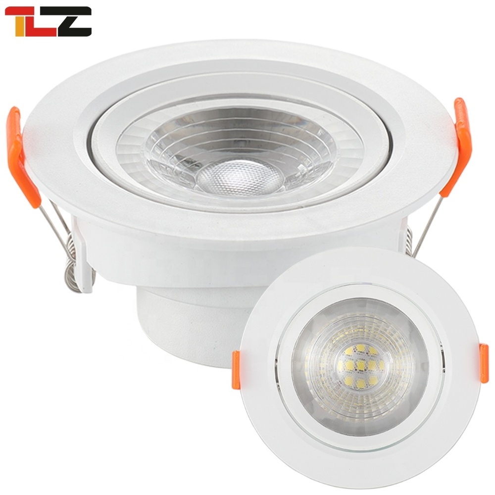 Ceiling Recessed Spot Lights White Round Shape Decoration Aluminum Spotlights MR16 30W High Quality Module LED COB -30 - 50 IP65