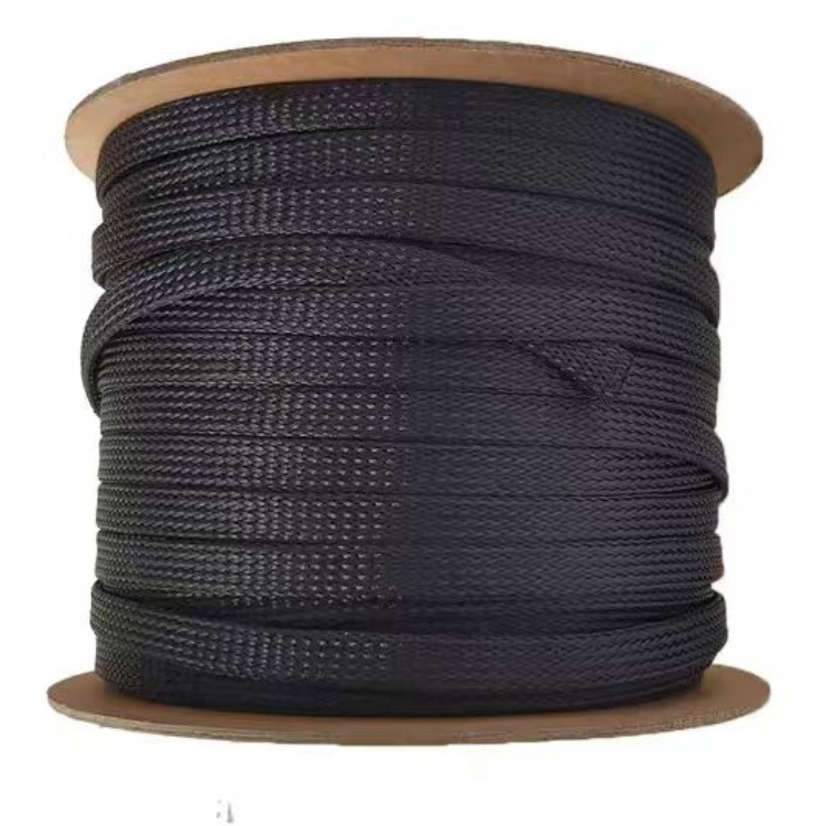 Manufacturer's direct sales of cable sheaths, woven mesh pipes, snake skin mesh PET expandable sleeves