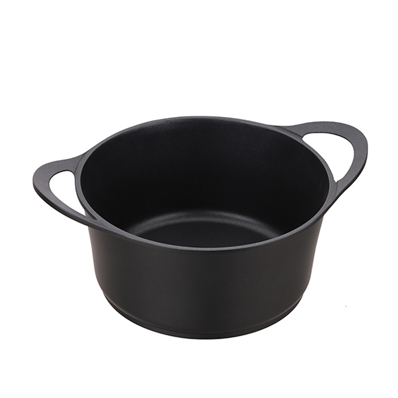 Hot Selling Net Set Black Non Stick Insulator Aluminium Food Warmer casserole