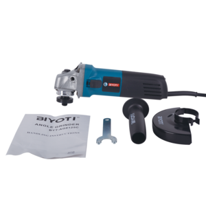 High Quality BIYOTI 100/125 mm Heavy Duty Grinding Tool Machine Set Electric Angle Grinder