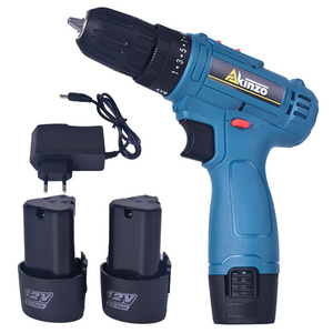 Blue 12v varied speed power drills power craft cordless drill 18v tool set machine Machine Pack cordless drills for wooden work