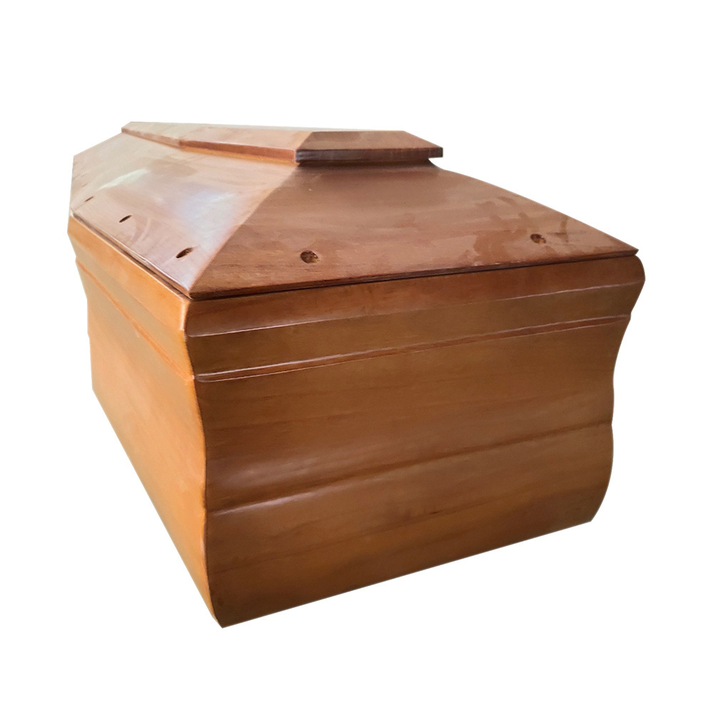 European Style Funeral Wood Coffin&Casket urns for human ashes adult