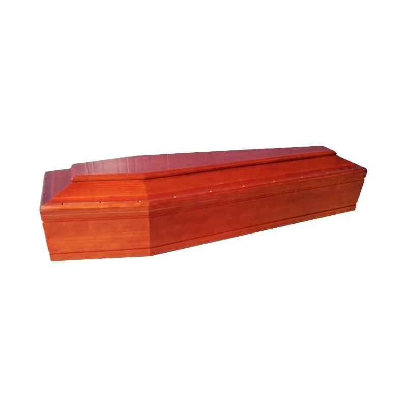 Factory Direct Paulownia Coffins Supplier Hot Sales Funeral European Style Solid Wood Coffin