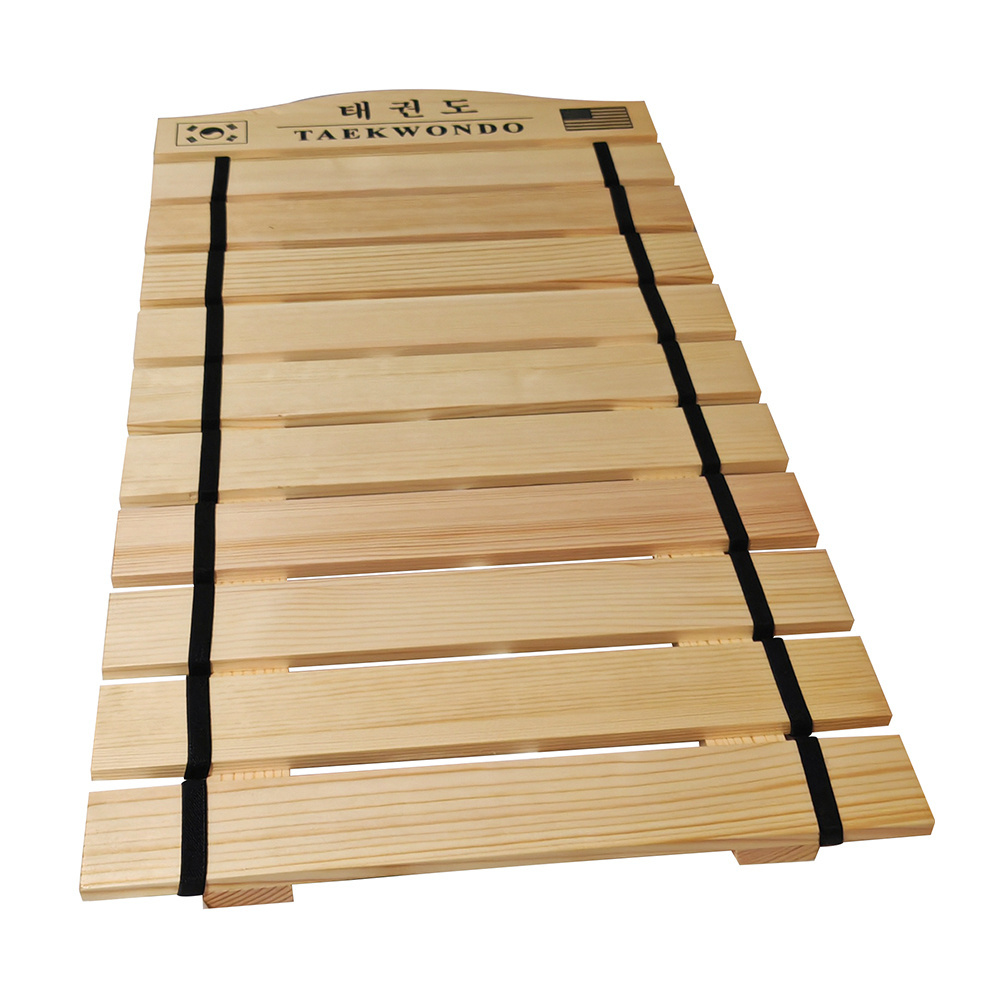 Wall Mounted Pine Wood Display Pine Stand Karate Belt Display Rack