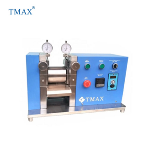 TMAX brand Laboratory Used Small Mini Lithium Li Cell Battery Electrode Heat Roller Press Calender Machine