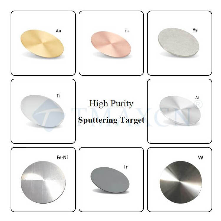 TMAX brand 99.99 % High Purity Gold (Au) Target for Magnetron Sputtering Coating